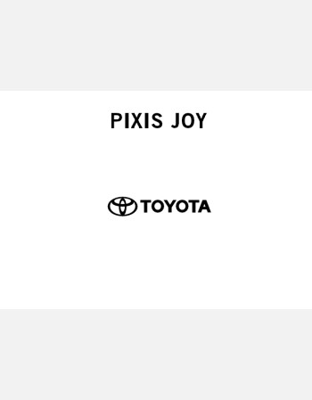 toyota pixis joy 2018 2019 2020 owners manual